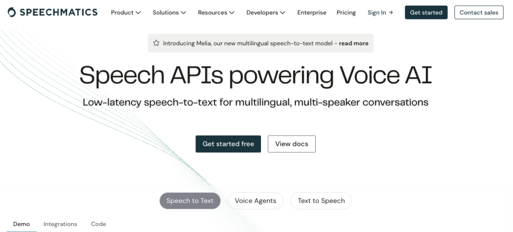 speechmatics api