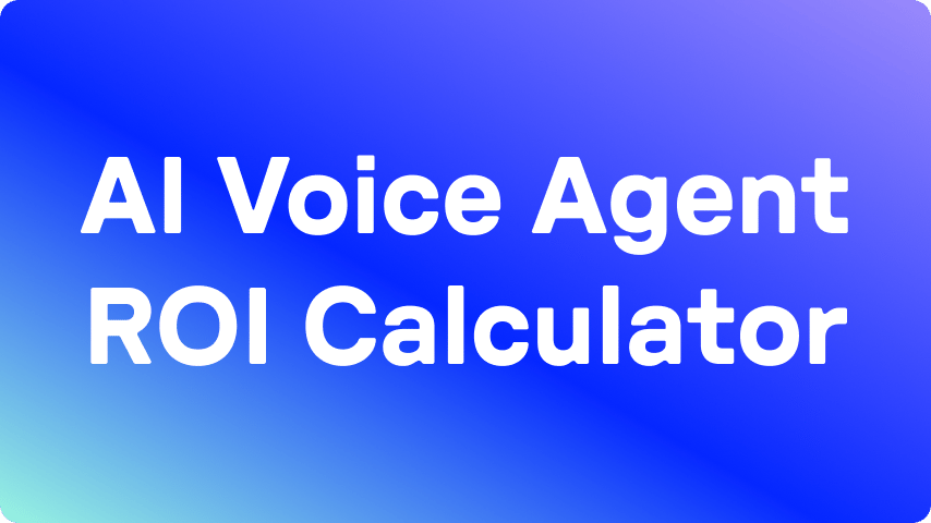 Free AI Voice Agent ROI Calculator | Predict Your Savings