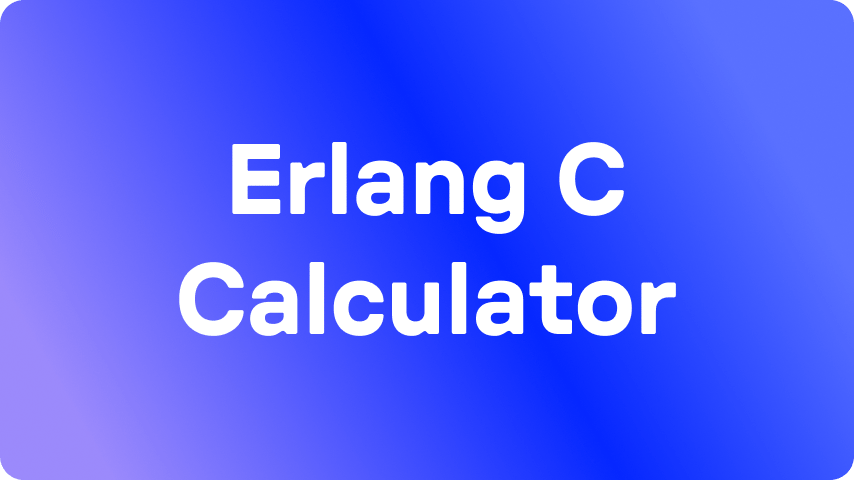 Free Erlang Calculator for Call Center Staffing