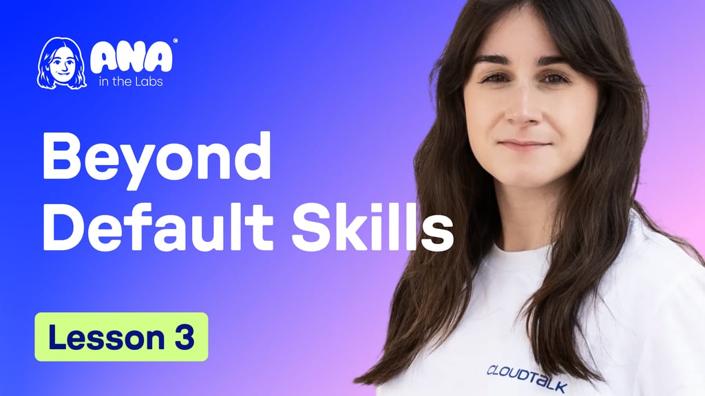 Beyond AI Receptionist’s Default Skills