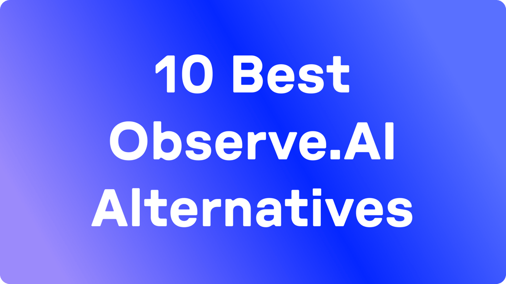 Die 10 besten Observe AI-Alternativen & Mitbewerber für KI-Telefonie im Jahr 2026