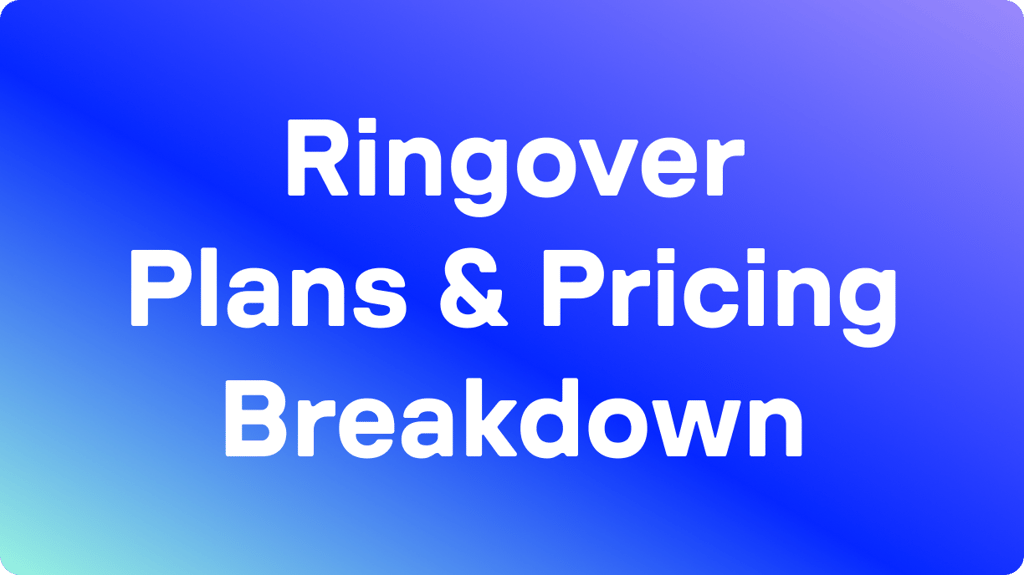 Ringover 2026 年定價：方案、成本與加購項目