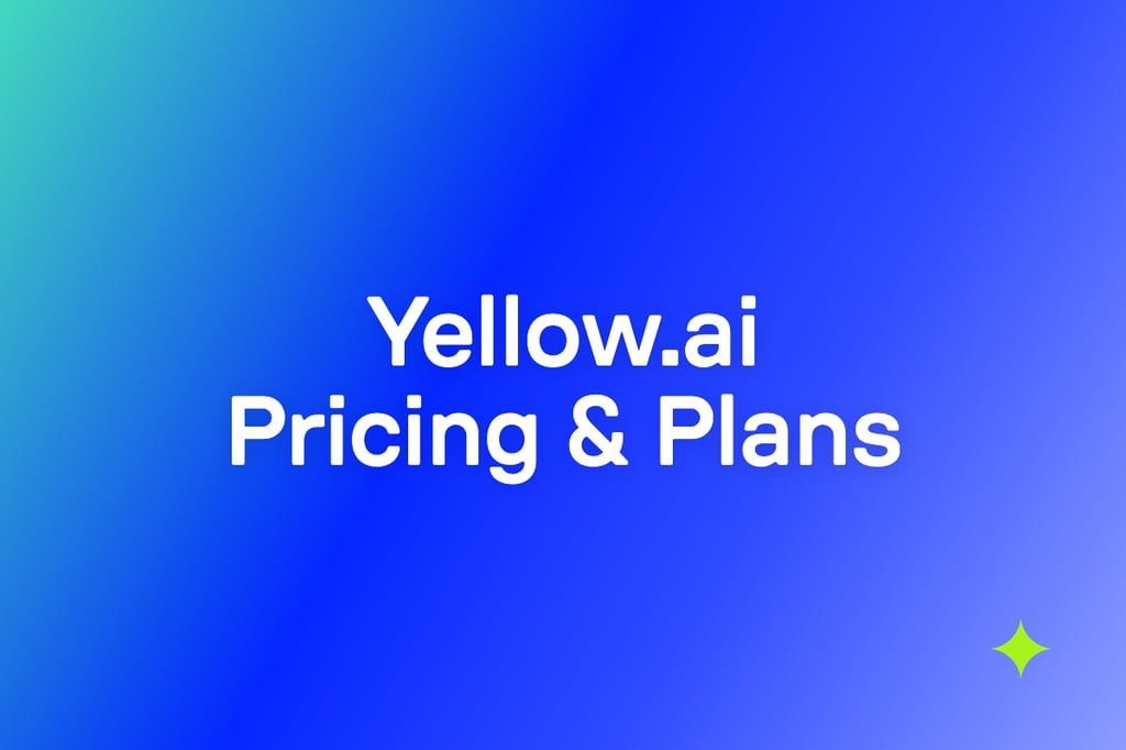 תמחור Yellow.ai לשנת 2026: מסלולים, תכונות ועלויות נסתרות
