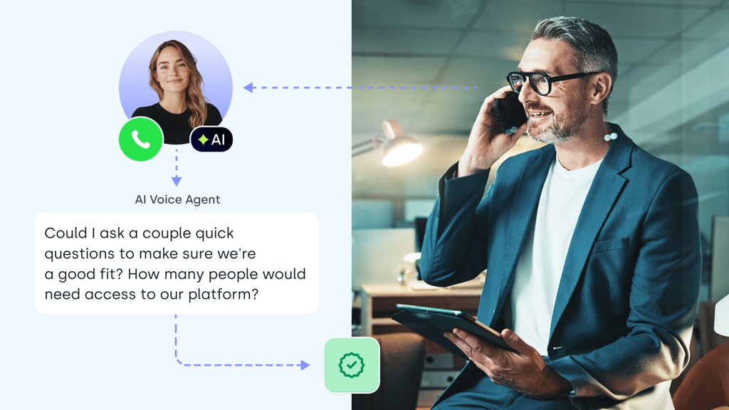 ai receptionist questions routing