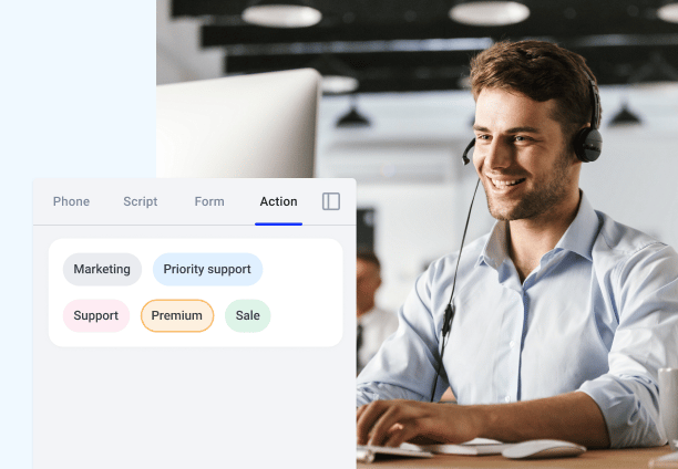 agent using predictive dialer software