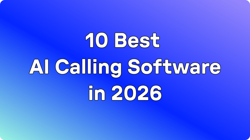 best ai calling software