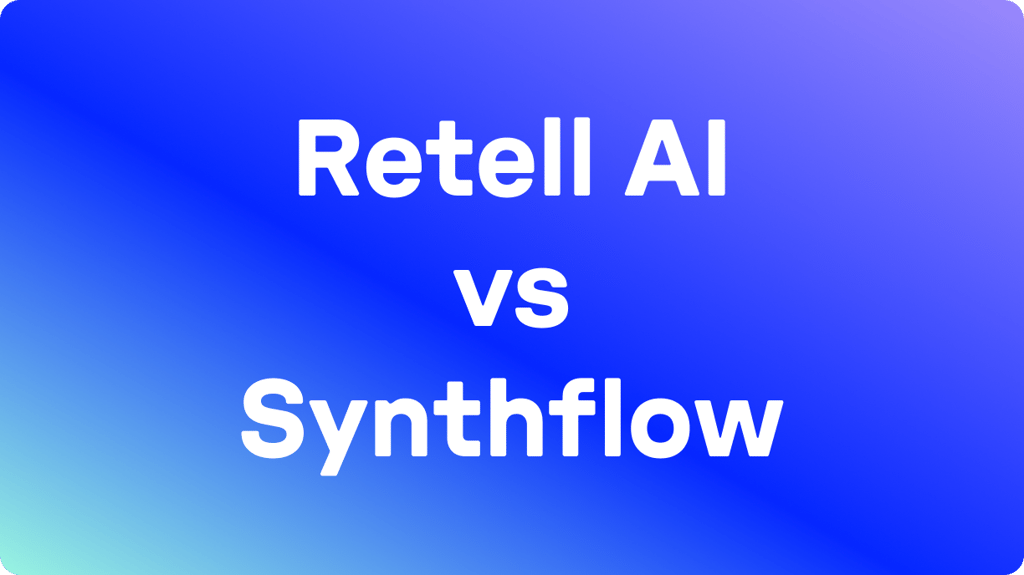 Retell ai vs synthflow comparison