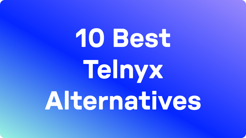 Le 10 migliori alternative a Telnyx nel 2026: chiamate semplici e veloci