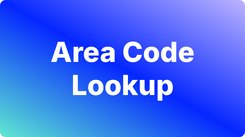 North American Area Code Lookup