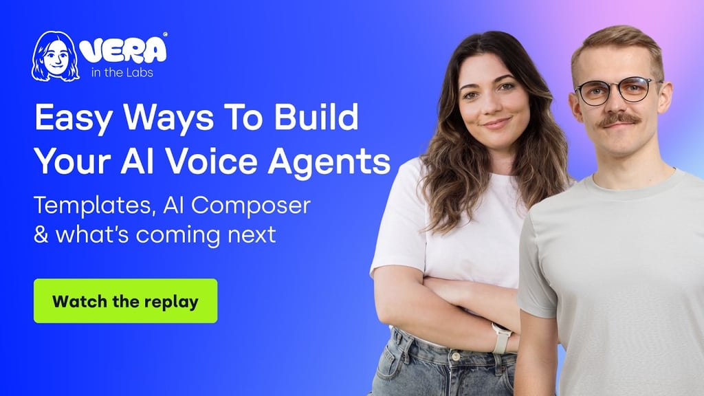 Watch the replay: Easy ways to build your AI voice agents, CloudTalk Labs webinar