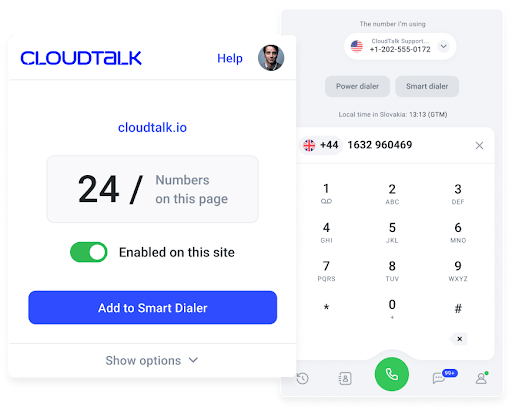 CloudTalk dialer 