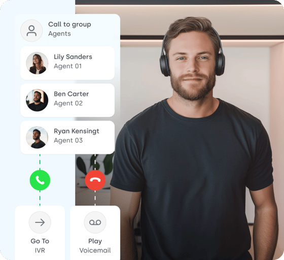 small business auto attendant call flow setup
