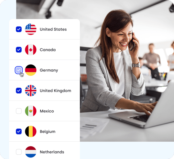 cloudtalk international phone number coverage map