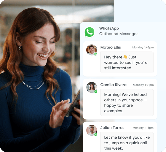 CloudTalk workflow automation sending an SMS when a call ends