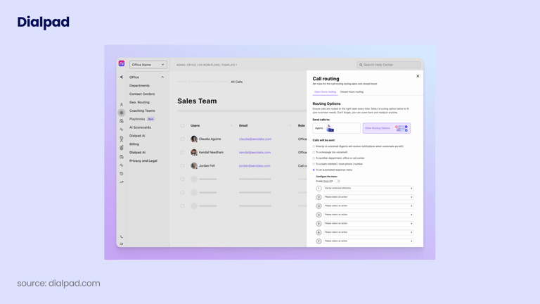 Dialpad phone system