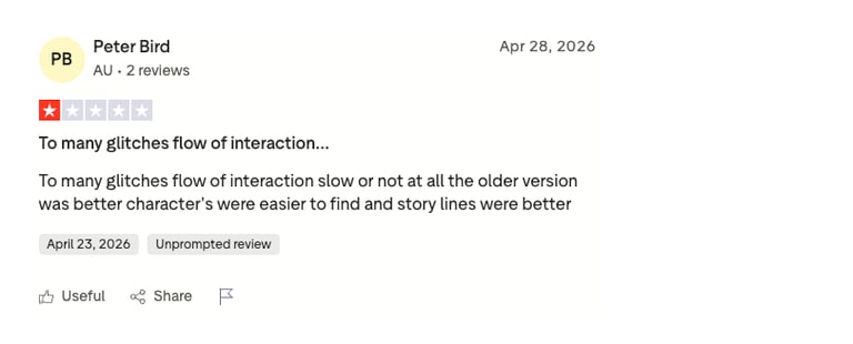 reseña de talkie ai trustpilot