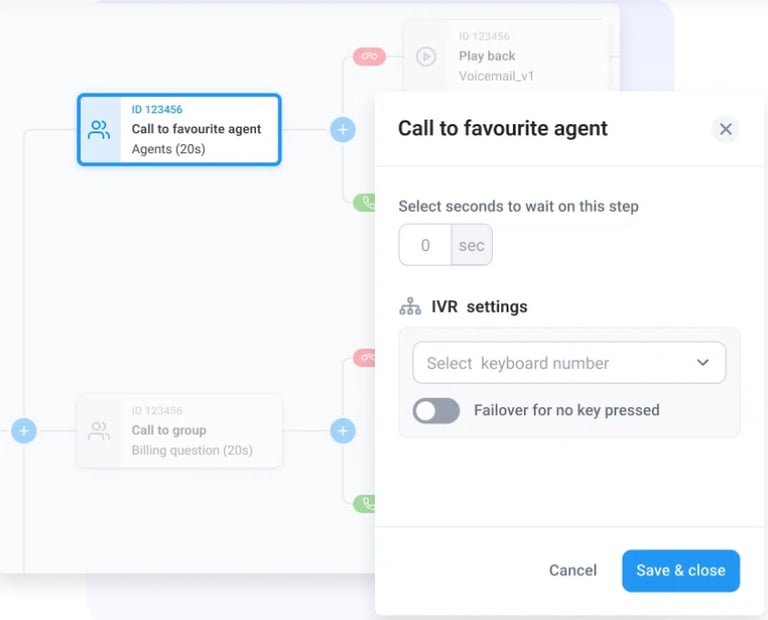 CloudTalk's Preferred Agent feature