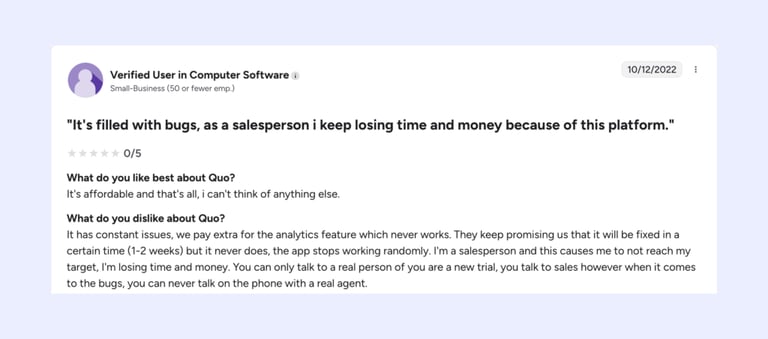 openphone review g2 screenshot