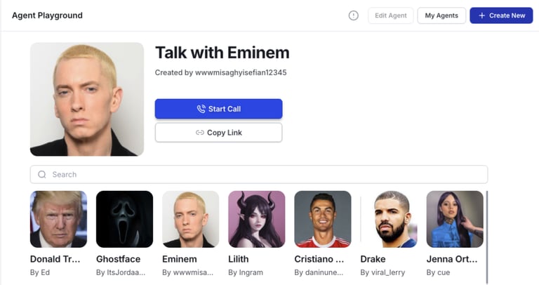voice.ai eminem ai voice agent