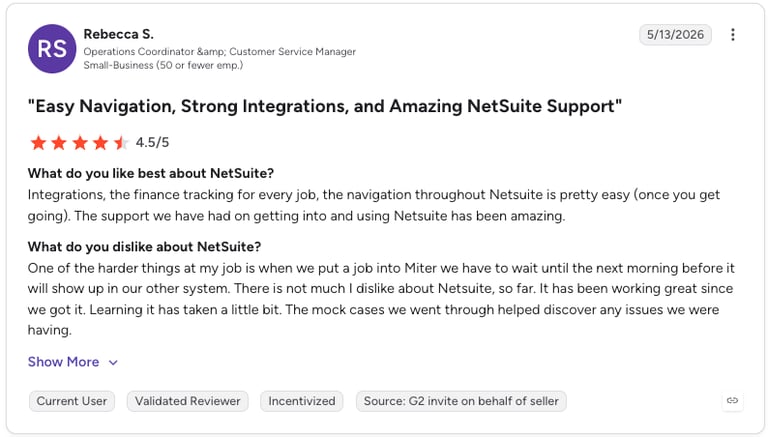 netsuite g2 review