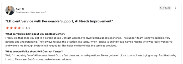 8x8 g2 user review
