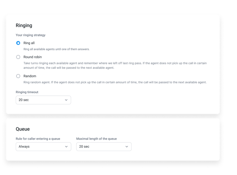 call queue system