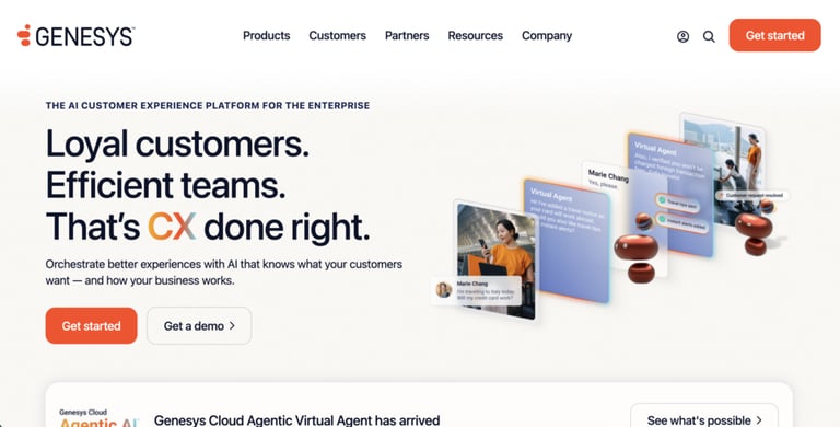 genesys homepage