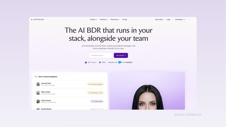 Artisan-Homepage