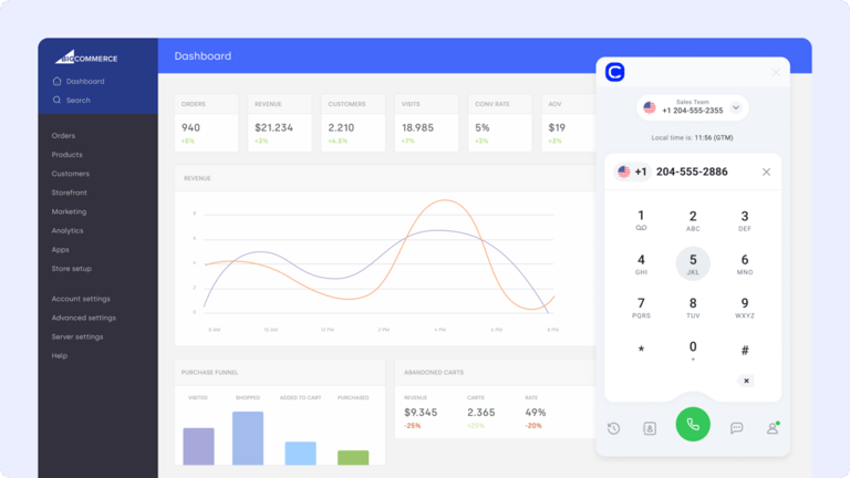 CloudTalk BigCommerce integration