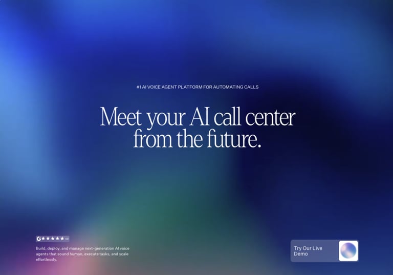 retell ai voice screenshot