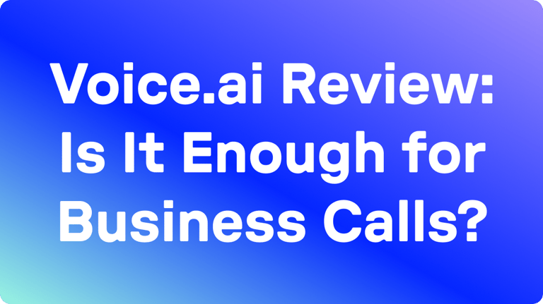 Voice AI Review blog hero image