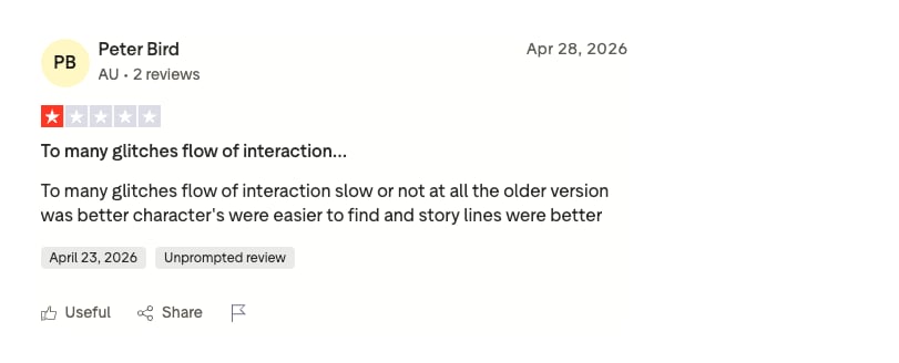 reseña de talkie ai trustpilot