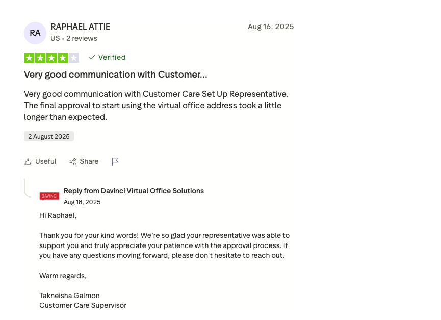 davinci virtual trustpilot review