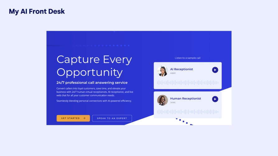 Frontdesk, formerly My AI Front Desk, AI receptionist pricing page