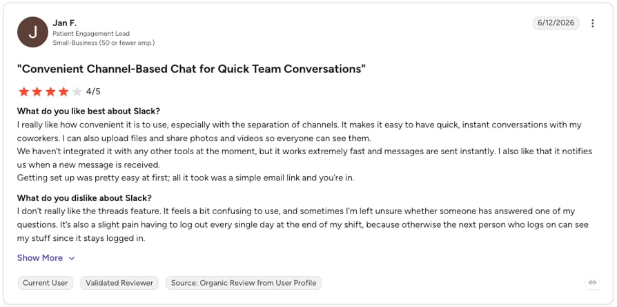 slack g2 review