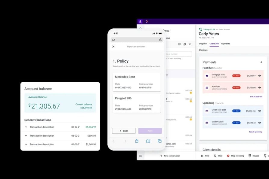 Panel nawigacyjny Talkdesk