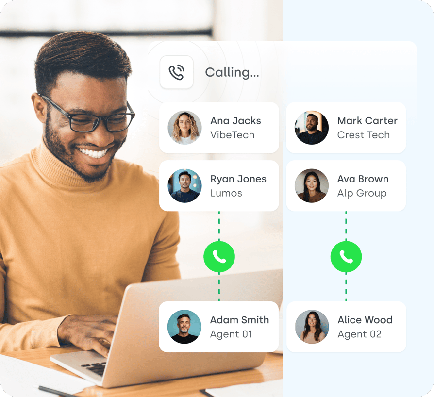 CloudTalk AI voice agents handling unlimited concurrent calls
