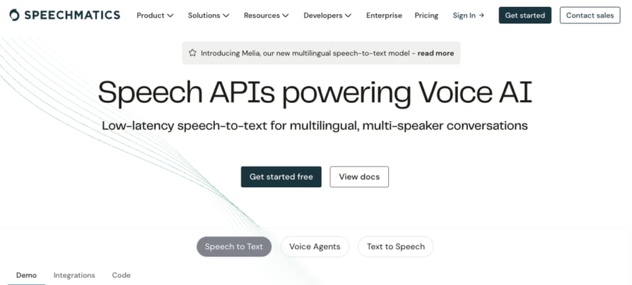 speechmatics api