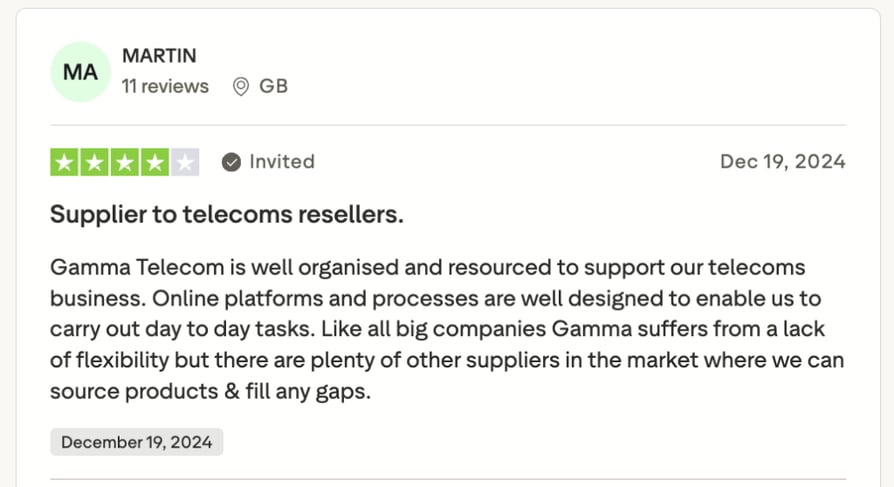 gamma horizon reviews and rating on trustpilot