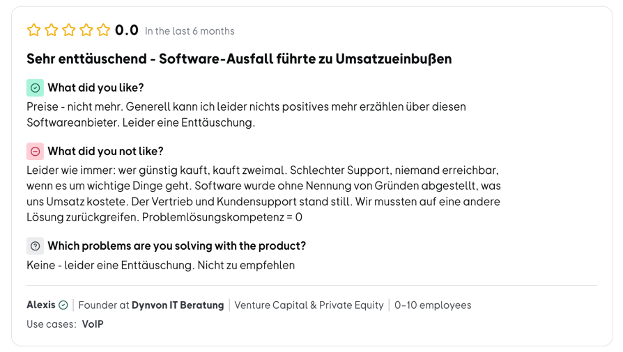 Recensione OMR Placetel