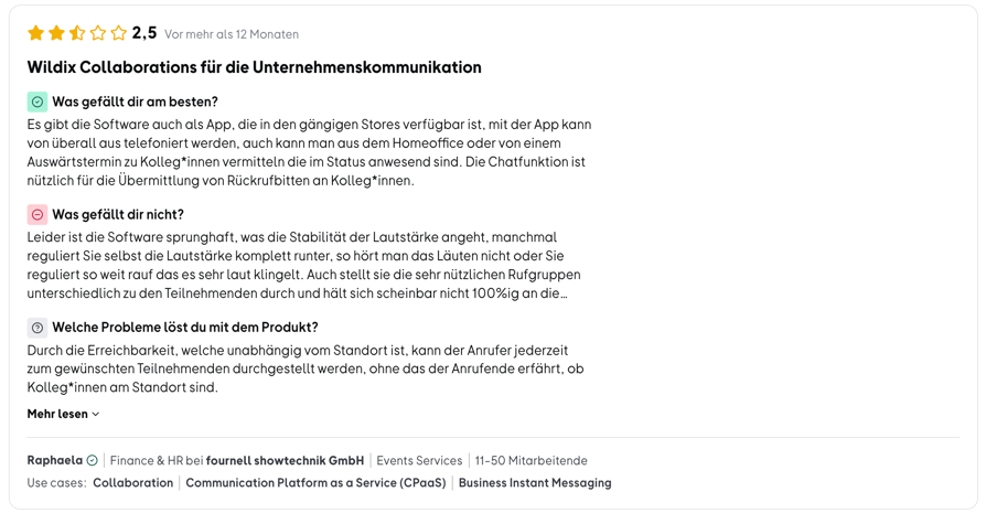 Recensione OMR Wildix