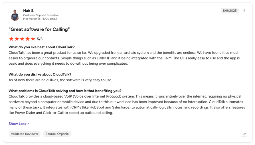cloudtalk salesforce