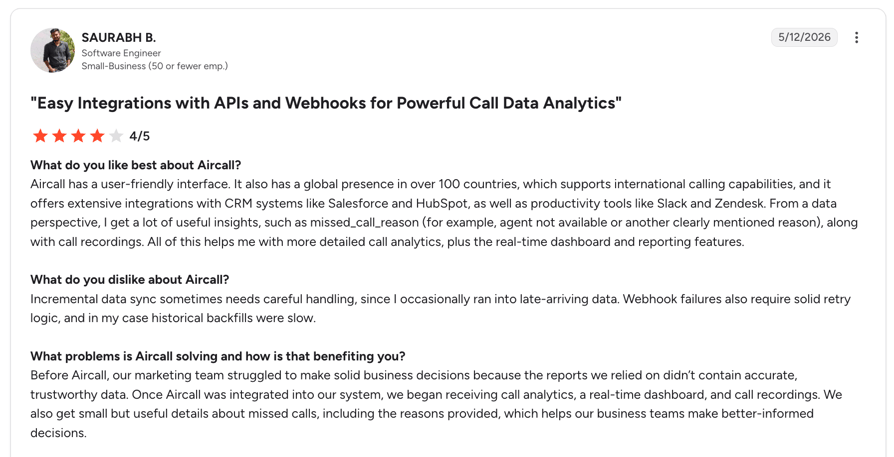 aircall salesforce