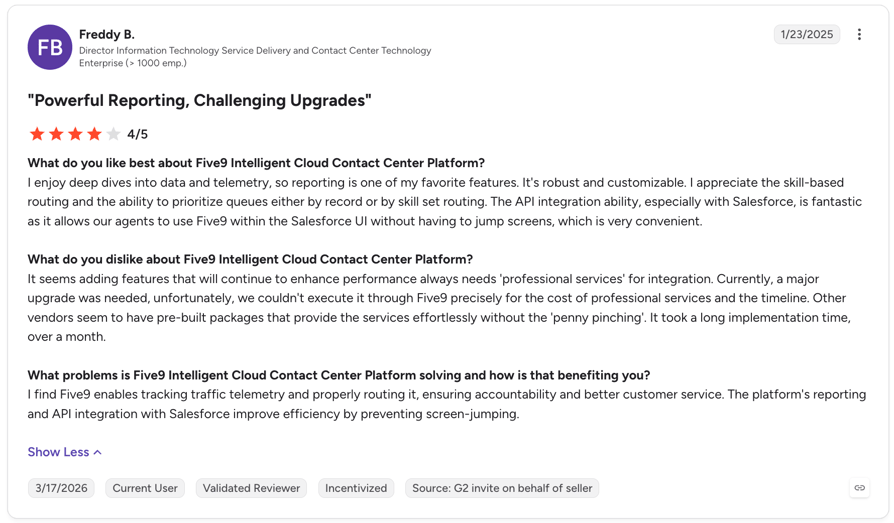 five9 salesforce