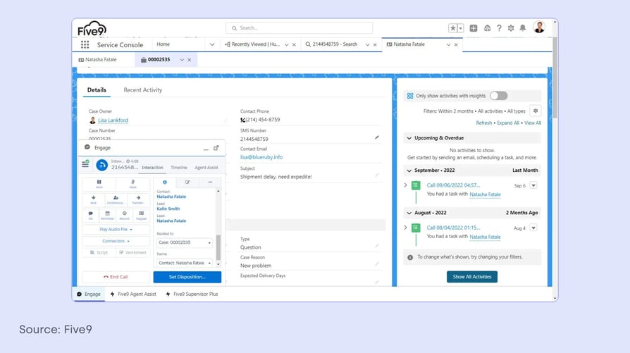 five9 salesforce