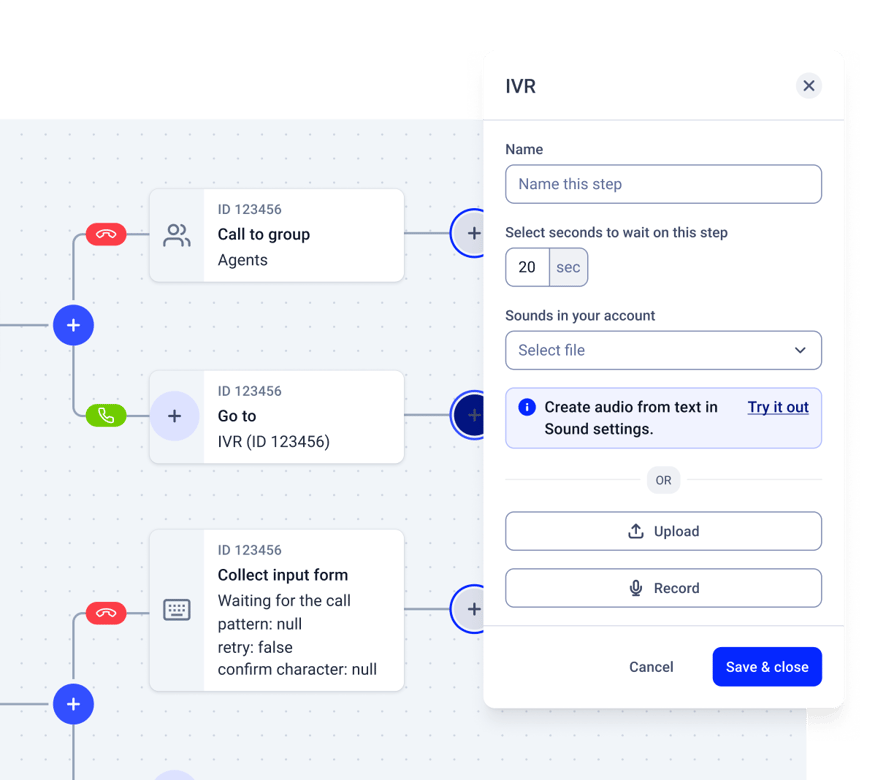 call routing product image