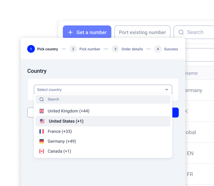 CloudTalk international phone numbers